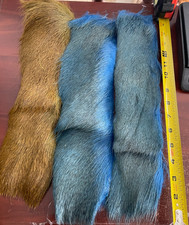 Lot of 3 strips Primo Dyed Deer Hair lure mak...