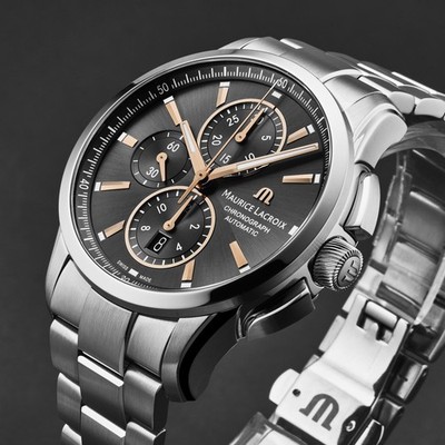 Maurice Lacroix Pontos PT6388-SS002-331-1 43mm Stainless