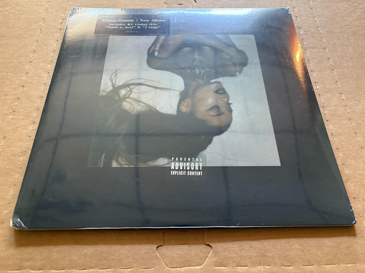 NEW SEALED Ariana Grande - Thank U, Next PINK / CLEAR Vinyl 2xLP