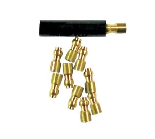 1930's 40's NEW Original Style Brass Male Wire Bullet End Connectors - 10 pcs