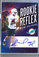 2017 Absolute Isaiah Ford Auto #RR-IFD Dolphins Rookie Reflex Signatures Red