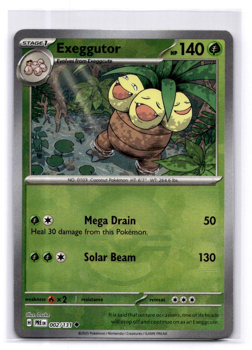 Exeggutor (Poke Ball Pattern) SV: Prismatic Evolutions 002/131 Uncommon LP-NM