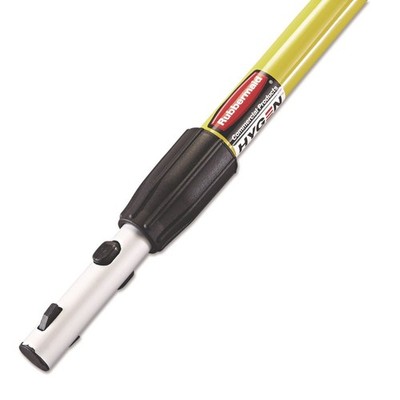 Rubbermaid Commercial HYGEN Q755 48 in. - 72 in. Extension Handle - YL/BK New