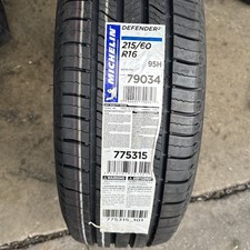 1 New New Tire 21560r16 Michelin Defender 95h