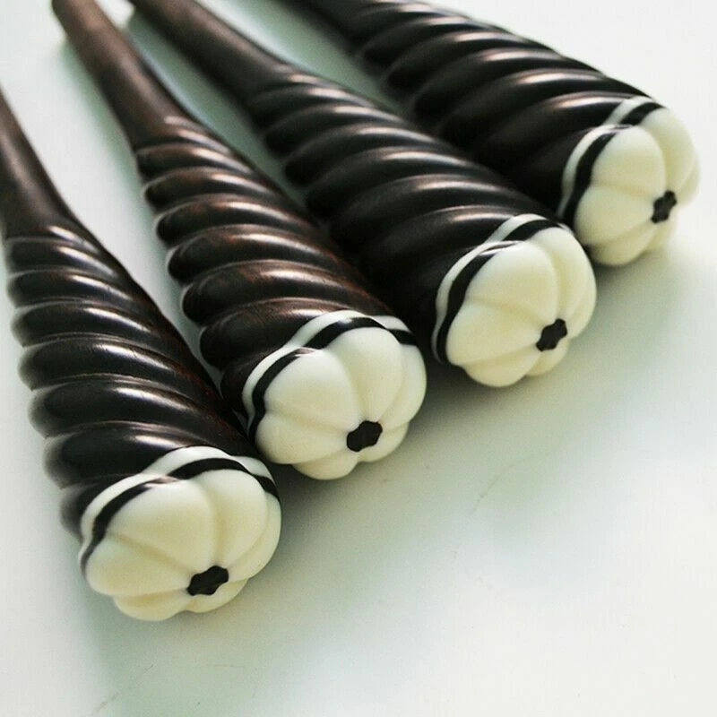 4x Clavijas de pipa de madera de ébano Clavija de afinación Pipas redondas Accesorio de alta calidad Foto 2 de 2