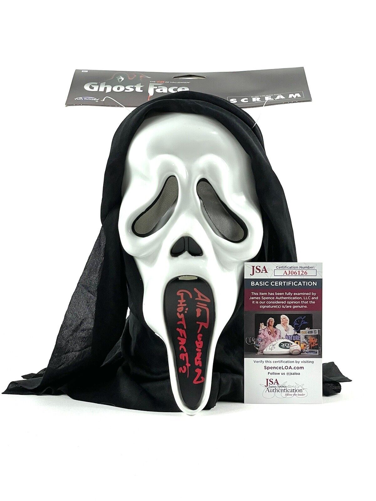 Signed Ghostface mask – Original Ghostface.com