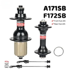 Novatec A171SB/F172SB Road Bicycle Front Rear Hub Quick Release Front 2 Rear 4