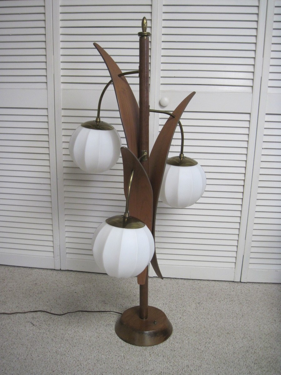 Teak Vase Table Lamp Teak Vase Table Lamp