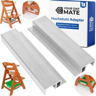Hochstuhl Adapter passend für Hauck Alpha Beta IKEA Trofast Halterung Box Halter