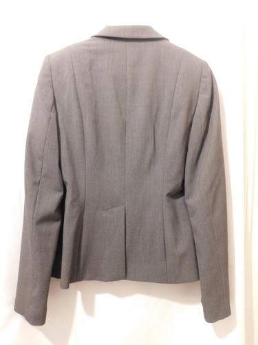 ELLEN TRACY Stretch Women's Size 4 Gray Blazer Lined - Picture 4 of 4