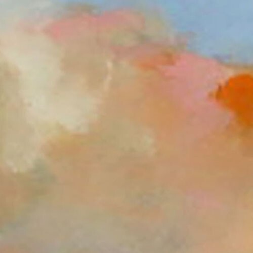 PAESAGGIO UCRAINO Dipinto ad olio contemporaneo 8x8 UCRAINA - Foto 10 di 12