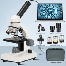 40X-1000X Composite Microscope for Adults and Children - Perfect for Students and