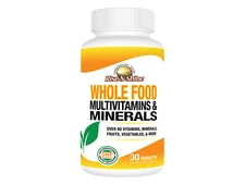 WHOLE FOOD MULTIVITAMINS & MINERALS Daily Formula with 80 Good 4U Ingredients