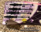 VINTAGE STAR WARS X-WING FIGHTER REPRO CANNONS + SMOKE CANOPY, ONE SET-US SELLER