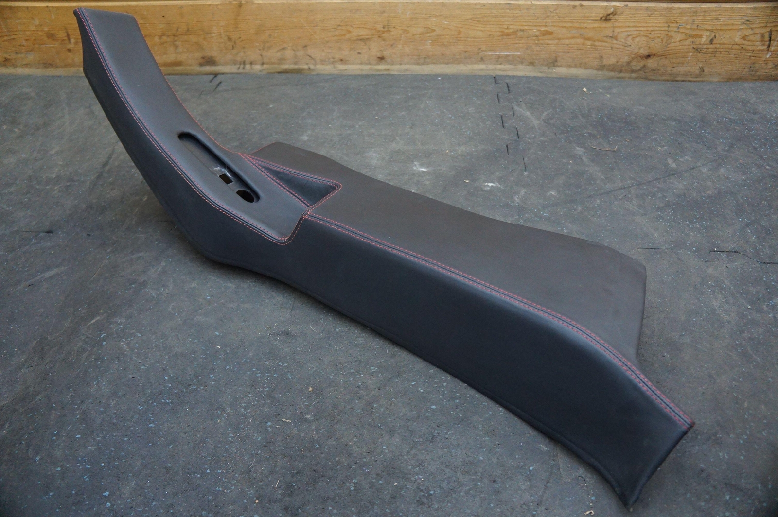Right B Pillar Column Trim Panel Black Red Stitch 69214500 Ferrari F430 Coupe 06
