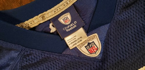 Vintage Indianapolis Colts REGGIE WAYNE jersey youth L NFL on field - Picture 5 of 9