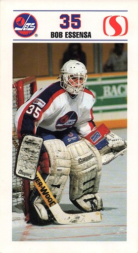 Tarjetas coleccionables emitidas por el equipo Safeway de hockey de Winnipeg Jets 1989-90 - Imagen 8 de 18