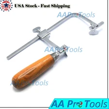 GERMAN-STYLE JEWELERS SAW FRAME ADJUSTABLE JEWELRY MAKING TOOLS WOODEN OP-030