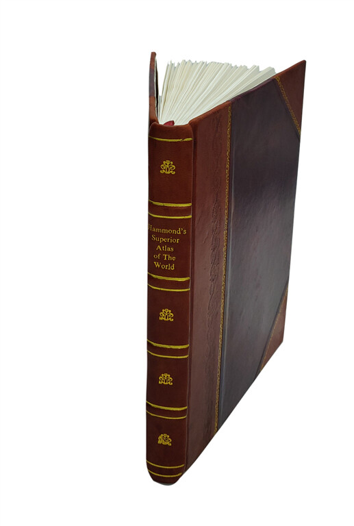 Hammonds Superior World Atlas Complete Leather Bound Edition  