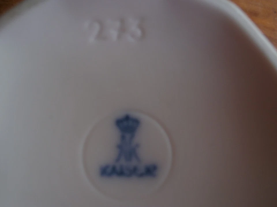 Vase AK Kaiser - Bisquit Porz - Dekor Steine Kristalle - 273 - H 21 cm - wie Neu - Bild 4 von 4