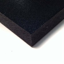 Black PVC Foam Board Sheet 12" x 24" x 19mm / 3/4" .75" Thick Nominal