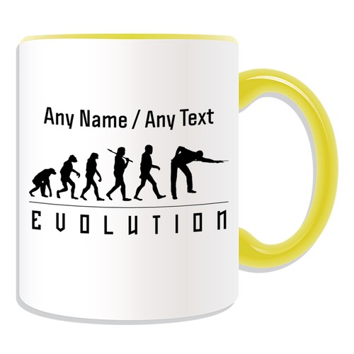 Personalised Gift Pool Mug Money Box Cup Evolution Design Team Player Name Horse - Picture 11 of 20