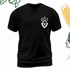 Guild Guitar Logo T-Shirt Size S-5XL Made in USA