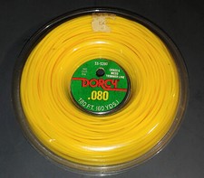 Dorcy .080" x 180' Grass & Weed Trimmer Line Yellow 33-3280 Made In USA