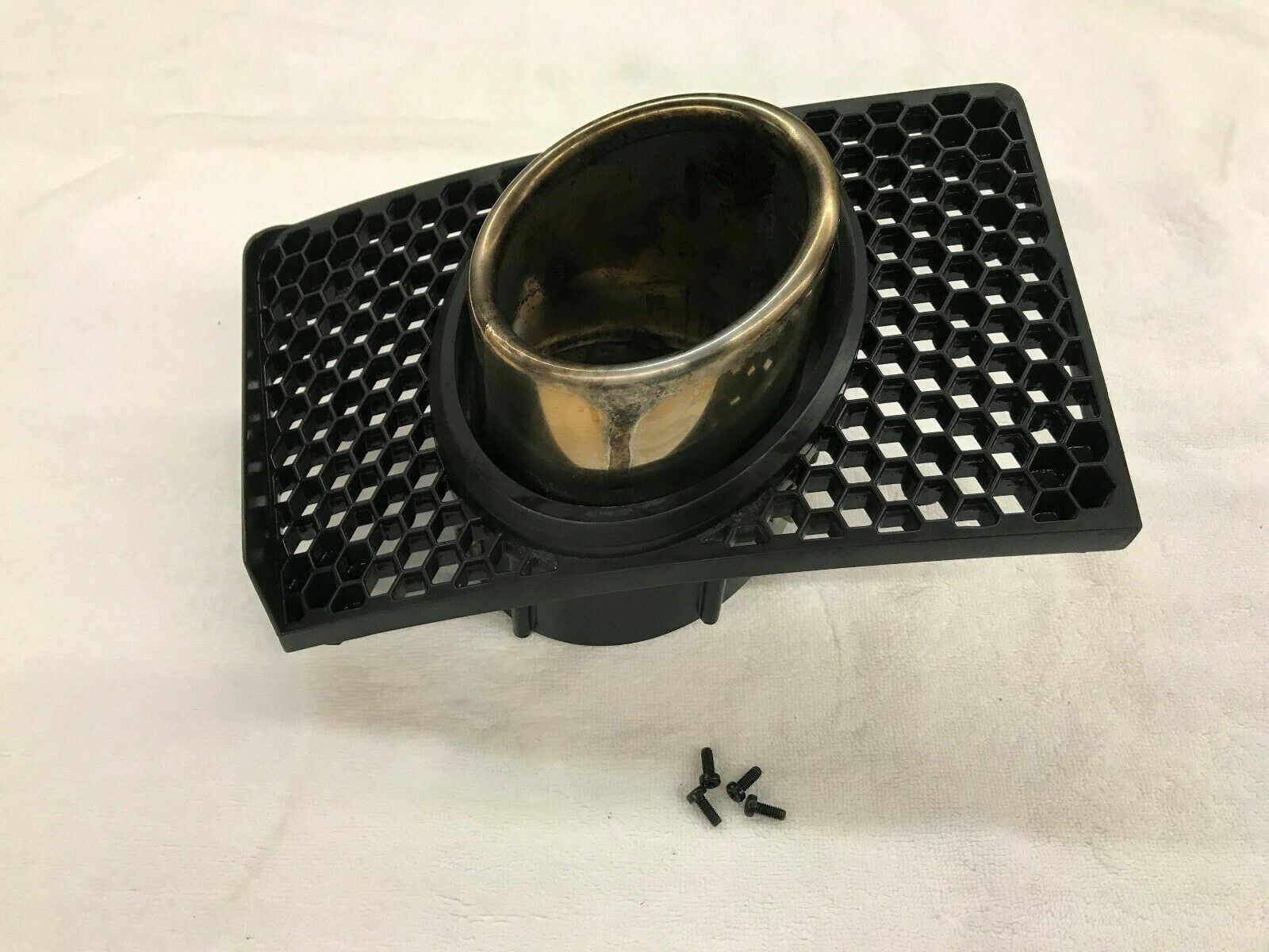 LAMBORGHINI GALLARDO REAR LEFT DRIVER GRILL WITH EXHAUST TIP OEM 400807675