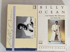 Lot 2 Billy Ocean Cassette Singles Get out of my Dreams Colour of Love Tested