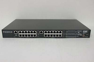 SMC SMC3326TA TIGERSTACK 3326TA MULTI-SEGMENT STACKABLE HUB 720.269 W/WARRANTY