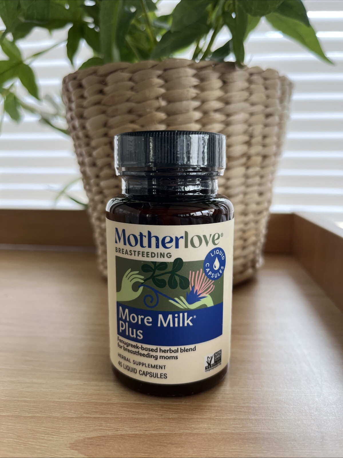 Motherlove More Milk Plus 45 Liquid Capsules Exp 07/28