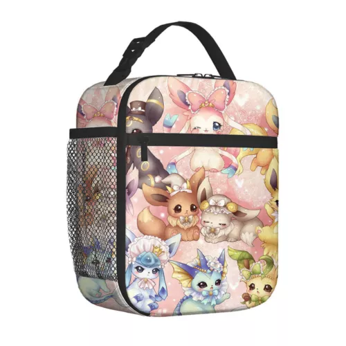 Pikachu Pokemon Insulated Lunch Bag School Picnic Snack Lunchbox Travel Box Gift - Picture 48 of 69