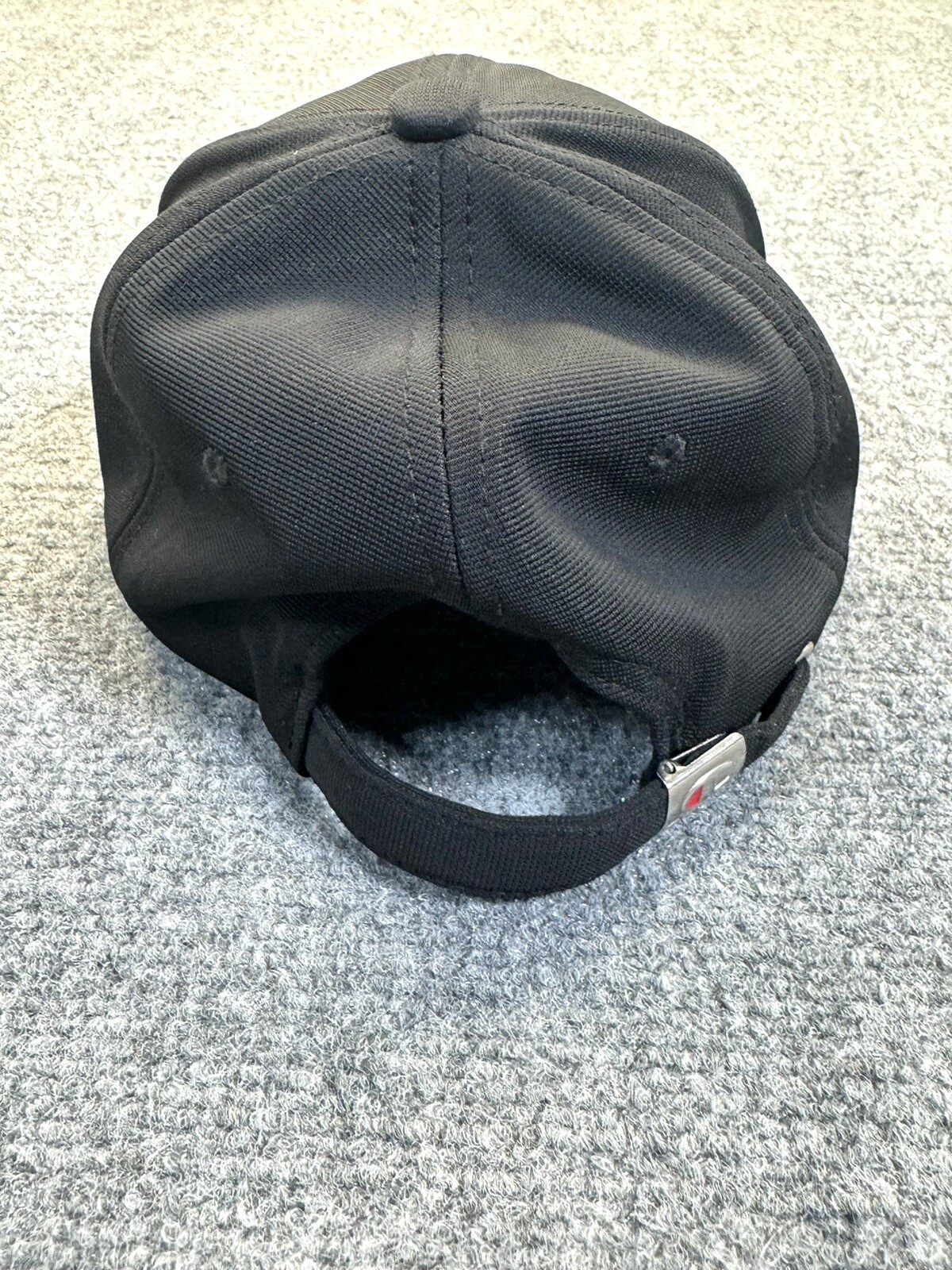 Champion Black Solid Adjustable Strapback Basebal… - image 3
