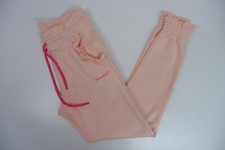 Francesca Couture Womens Joggers Pants Size L Large Pink Ruffle