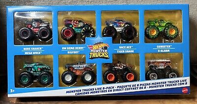 Hot Wheels Monster Trucks Live 8-Pack 1:64 Scale Vehicles New Factory Sealed | eBay Hot Wheels Monster Trucks Live 8-Pack 1:64 Scale Vehicles New Factory Sealed | eBay