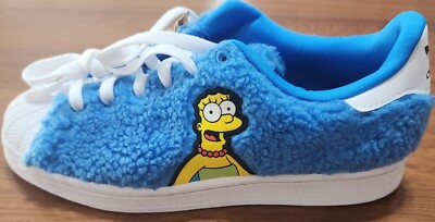 Adidas The Simpsons Marge Blue Superstar Shoes GZ1774 Youth Size 5 Women's 6.5