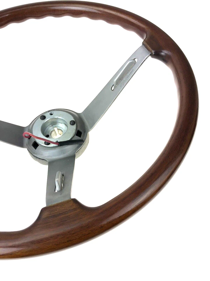 Alfa Romeo Spider GTV Berlina Original Steering Wheel 1970s Personal w/Horn OEM Foto 2 de 4