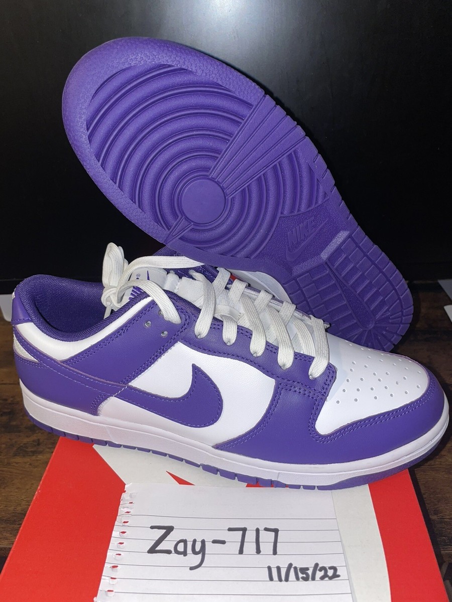 Dunk low court purple size 10 used with og everything Nike | Shoes | Dunk Low Court Purple Size Used With Og  main image 2