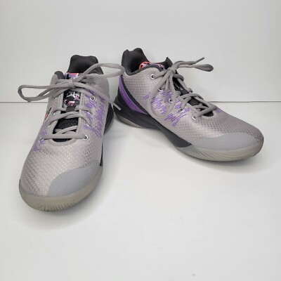 Nike Kyrie Flytrap II Youth Size 5 Sneakers Shoes Gray Purple