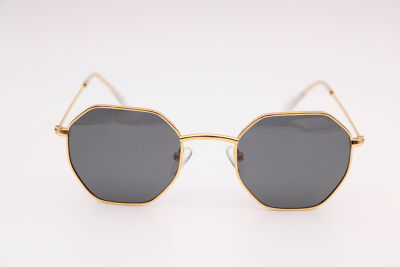 Meller Endo Gold/Black Geometric En Goldcar Polarized Sunglasses 49-22-140