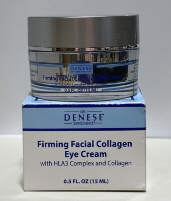 Dr. Denese Firming Facial Collagen Eye Cream W/ HLA3 Complex 0.5 oz NIB