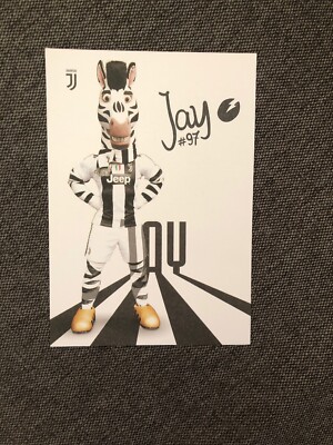 OFFICIAL POSTCARD F.C JUVENTUS 2018-19 - JAY - 97 cm.10X15 PARTCARDBOARD