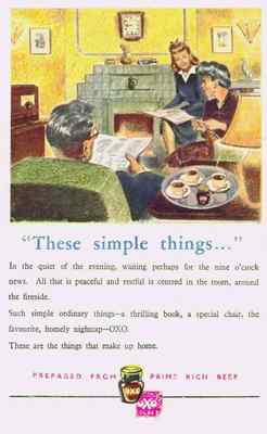 Blechschild OXO the simple things 285 A5 8x6 Alu