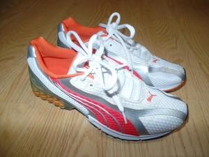 red and white womens puma shoes