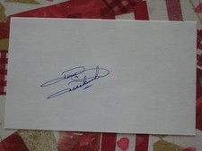 Minnesota Twins TOM TISCHINSKI autographed 3x5 Index Card