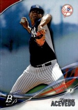 2016 Bowman Platinum #TP-DA Domingo Acevedo New York Yankees