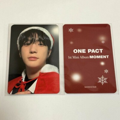 ONE PACT JONGWOO 1st Mini Album MOMENT Photocard PC Photo card