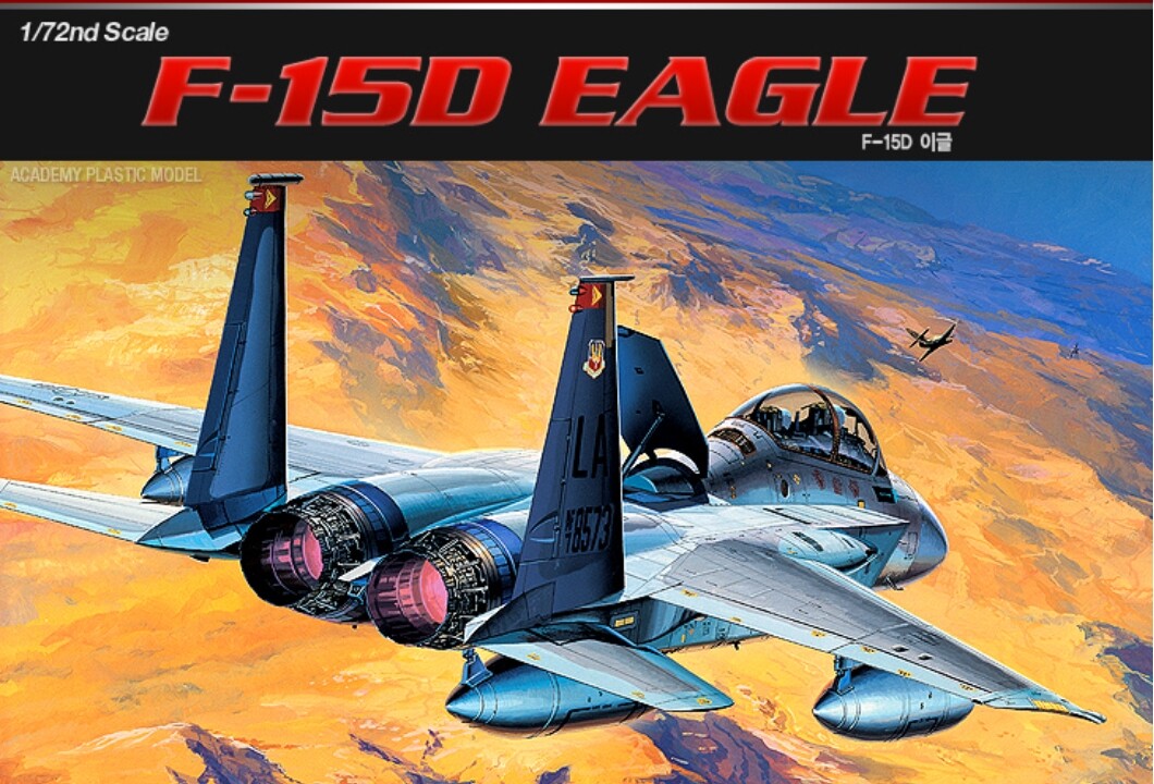Academy 1/72 F-15D EAGLE Aircraft Plastic model kit #12477 | eBay