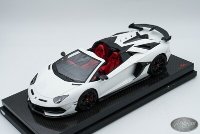 1/18 MR Collection Lamborghini Aventador SVJ White 🤝ALSO OPEN FOR